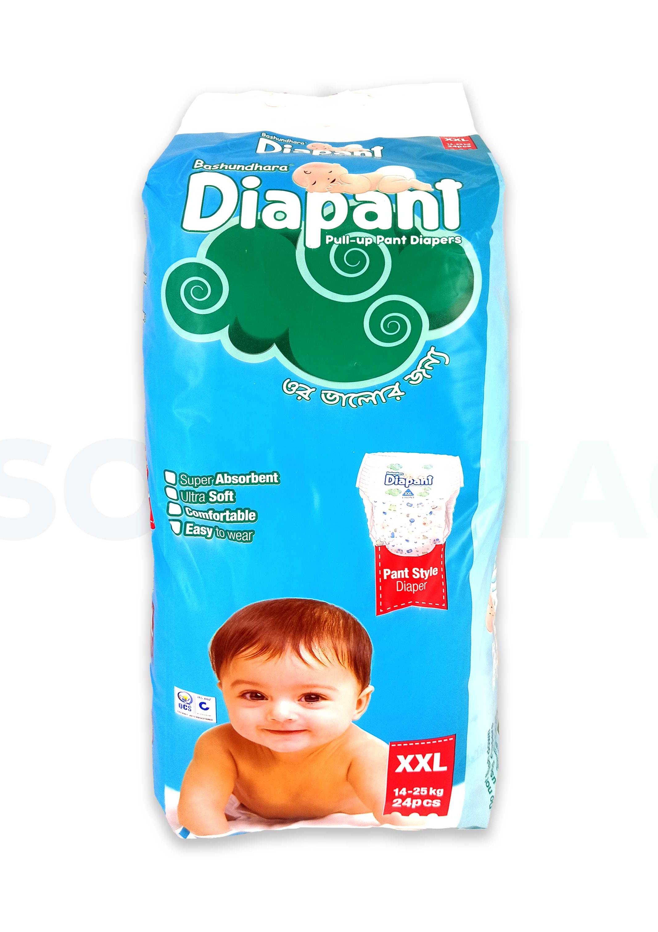 বসুন্ধরা বেবি প্যান্ট ডায়াপার-XXL