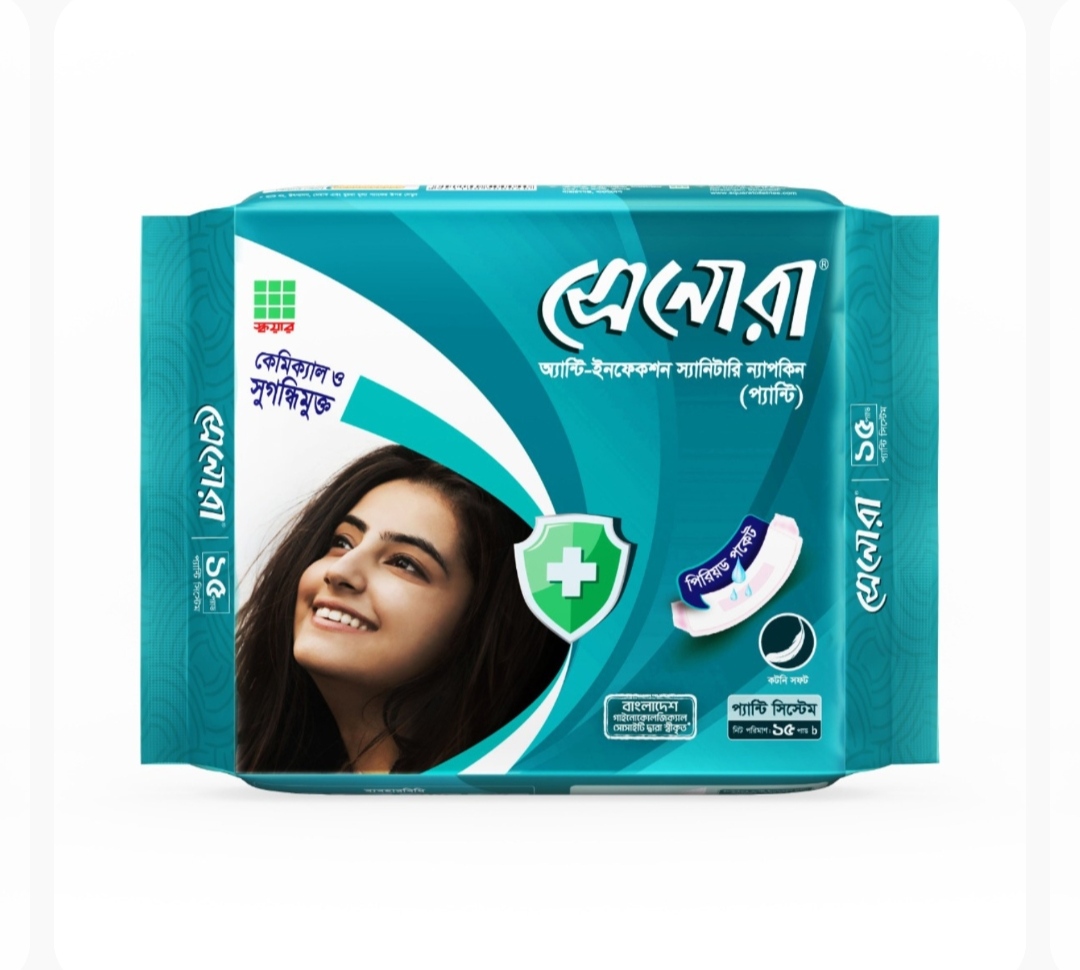 সেনোরা স্যানিটারি ন্যাপকিন (প্যান্টি)-১৫ প্যাড
