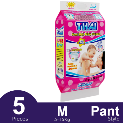 থাই বেবি প্যান্ট ডায়াপার-M-৫ পিস