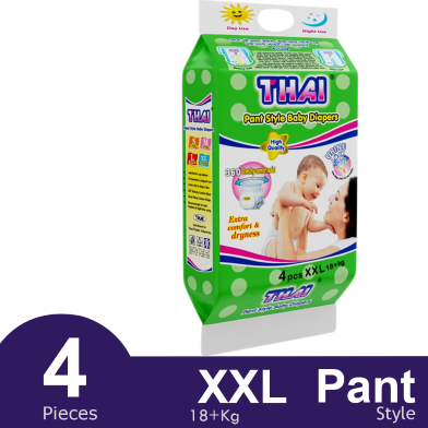 থাই বেবি প্যান্ট ডায়াপার-XXL-৪ পিস