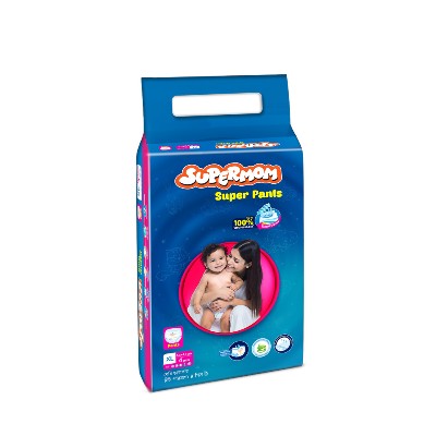সুপারমম প্যান্ট বেবি ডায়াপার-XXL-৪ পিস