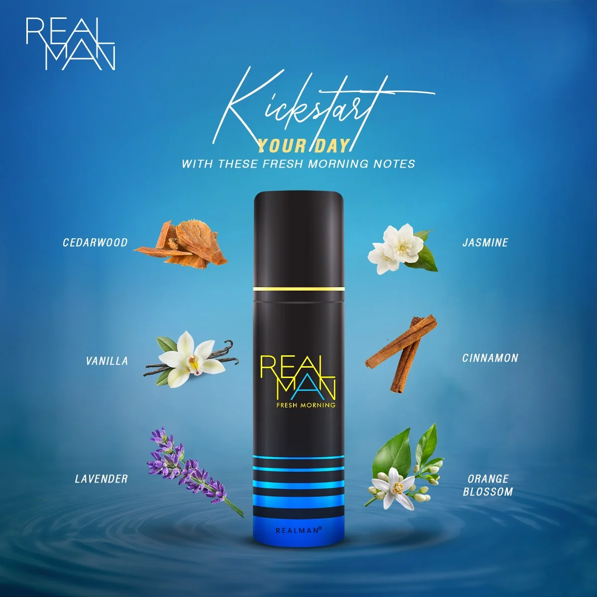 REAL MAN BODY SPRAY-150ML
