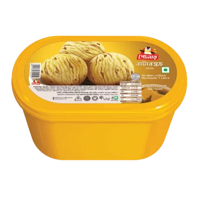 পোলার বাটারস্কচ টাব আইসক্রীম-নিট পরিমাণ: ১০০০ মি.লি.