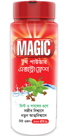 ম্যাজিক টুথ পাউডার-১০০ গ্রাম