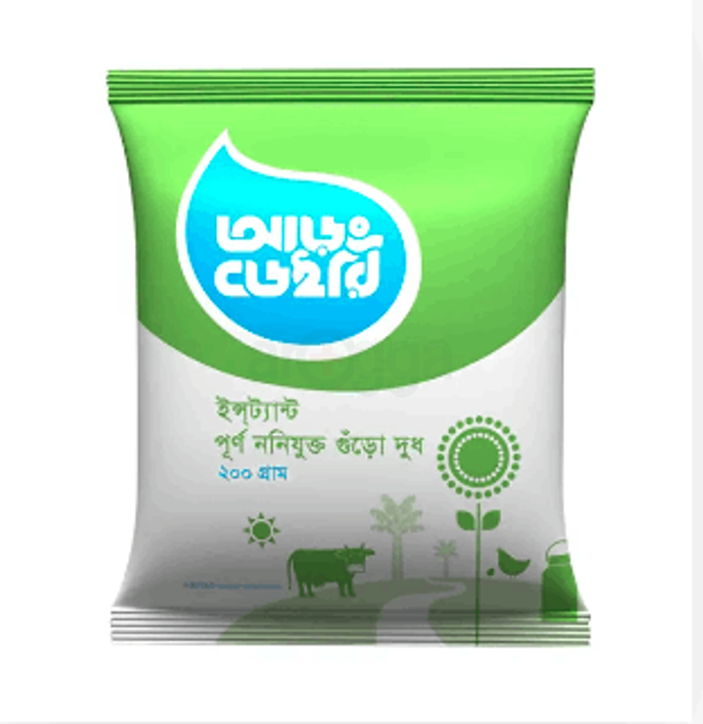 আড়ং ডেইরি গুঁড়া দুধ-২০০ গ্রাম