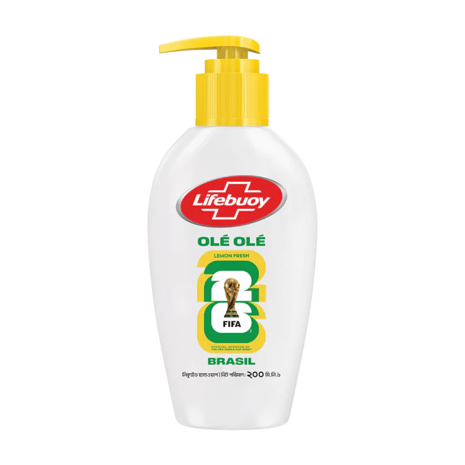 লাইফবয় হ্যান্ডওয়াশ পাম্প ( Lemon Fresh ) -২০০ গ্রাম