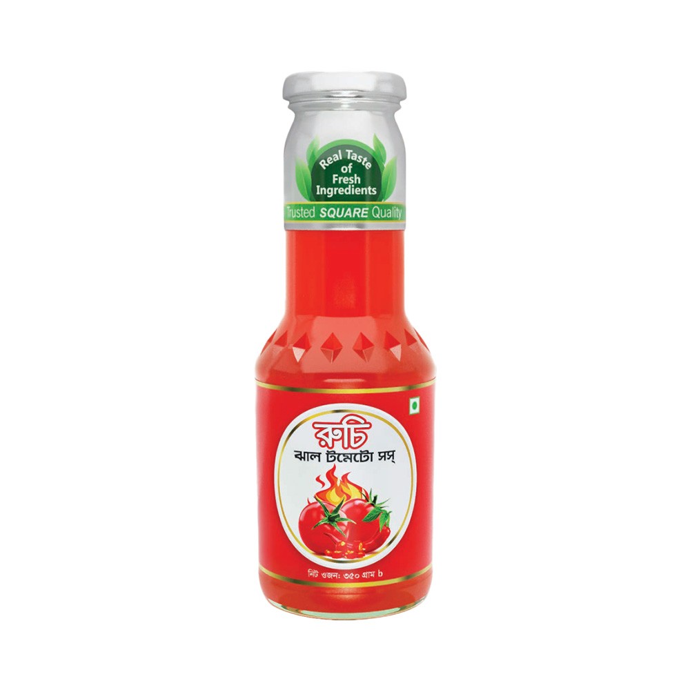 রুচি হট টমেটো সস্-৩৫০গ্রাম