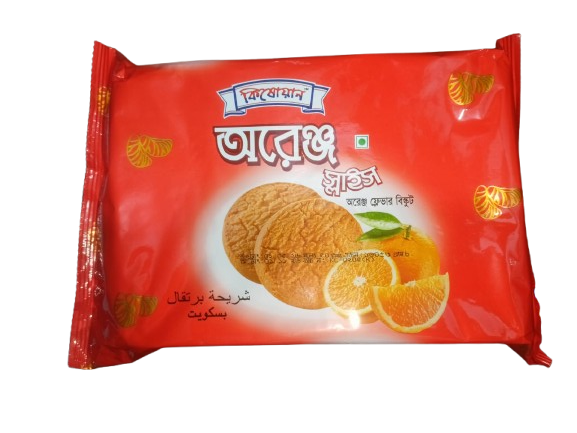 কিষোয়ান অরেঞ্জ স্লাইস বিস্কুট-১৬০ গ্রাম