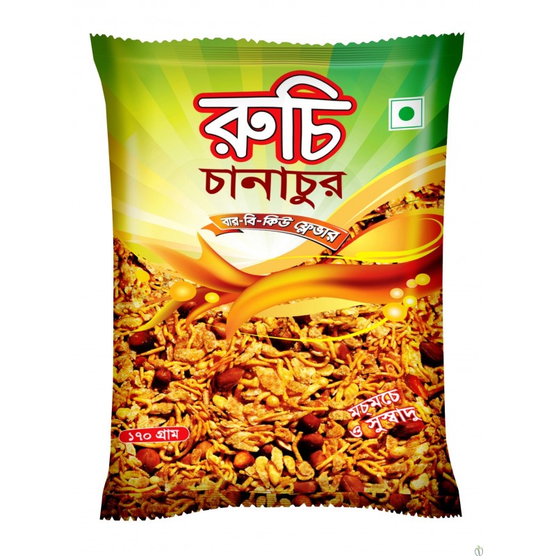 রুচি চানাচুর বার-বি-কিউ-৫০০ গ্রাম