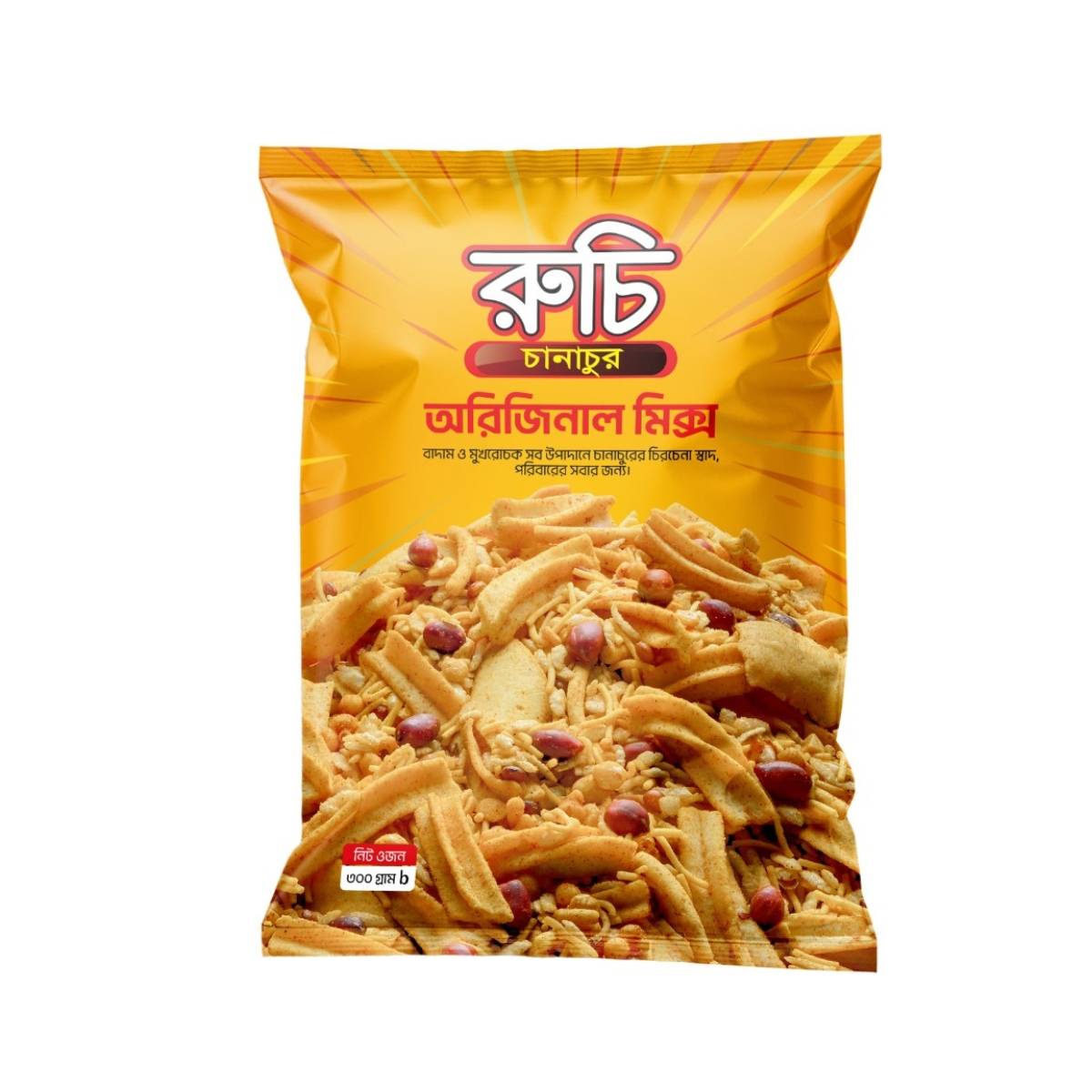 রুচি চানাচুর অরিজিনাল মিক্স-১৫০ গ্রাম
