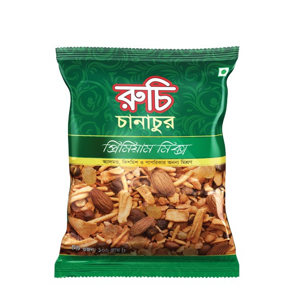রুচি প্রিমিয়াম মিক্স চানাচুর-১০০ গ্রাম