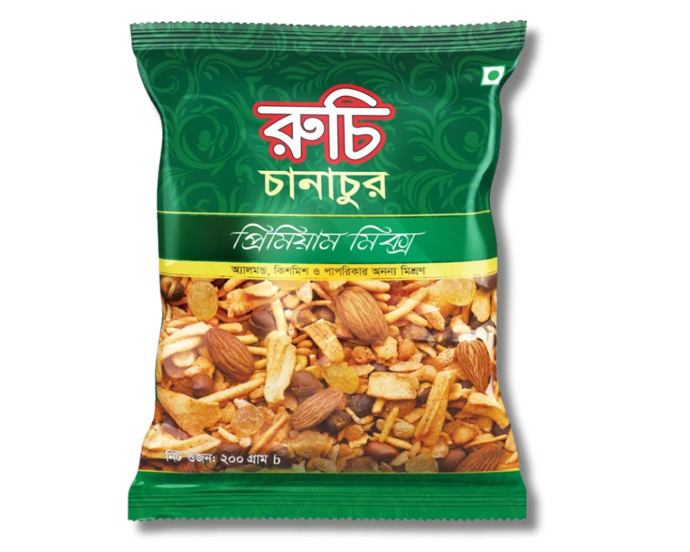 রুচি প্রিমিয়াম মিক্স চানাচুর-২০০ গ্রাম