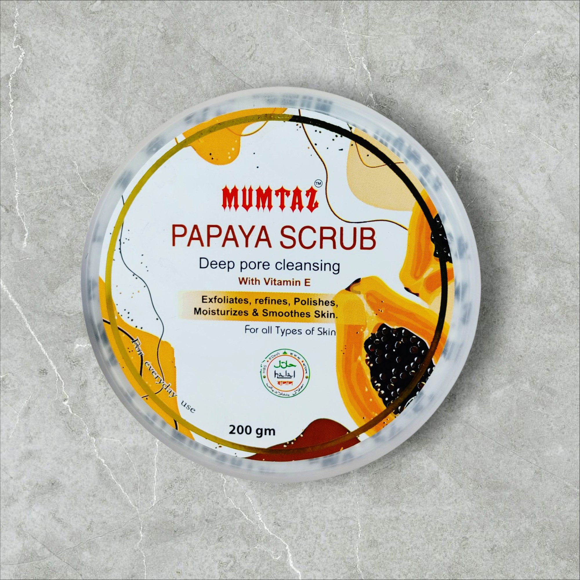 মমতাজ পাপায়া  স্ক্রাভ-২০০ গ্রাম