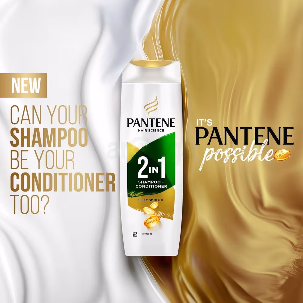 Pantene Shampoo Hair Fall Control 2in1 180ML