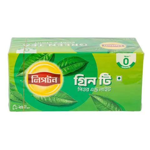 লিপটন গ্রিন টি পিওর-৩২.৫ গ্রাম ২৫পিস