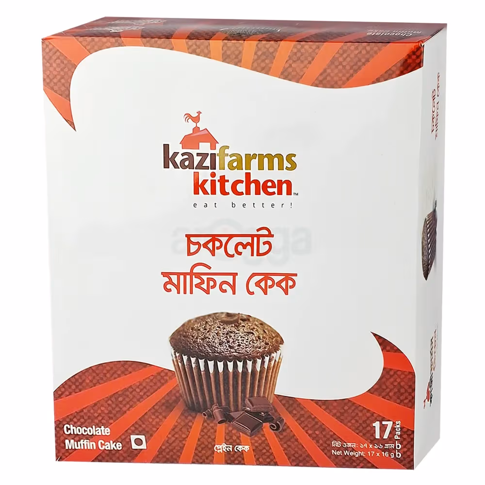 কাজী ফার্মস চিকেন চকলেট মাফিন কেক বক্স