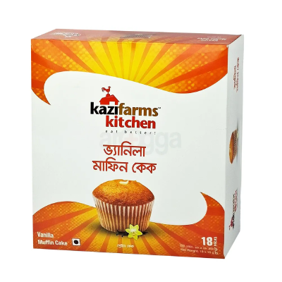 কাজী ফার্মস চিকেন ভ্যাানিলা মাফিন কেক বক্স