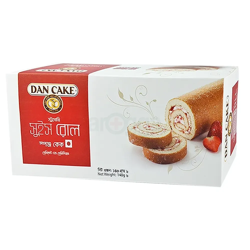  ডেন স্ট্রবেরি সুইট রোল-১৪০ গ্রাম