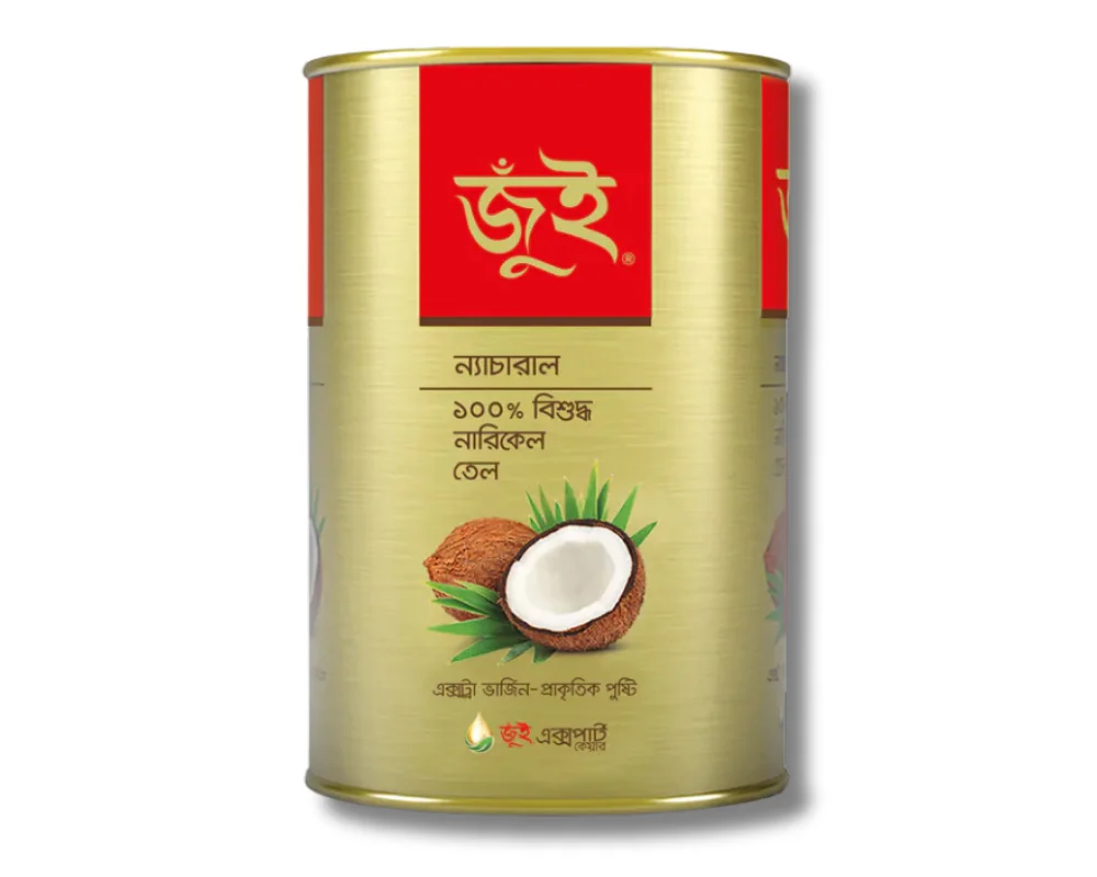 জুঁই নারিকেল তেল (টিন)-৩৪০ মিলি